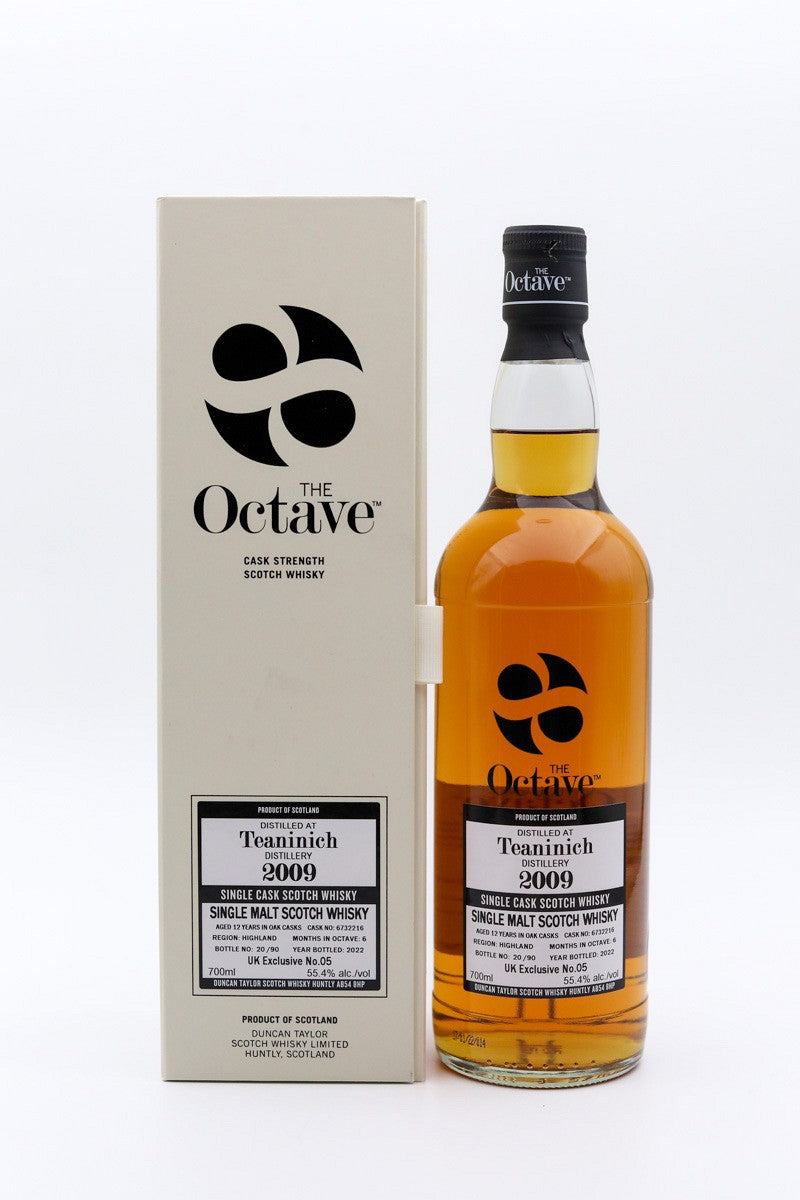 teaninich 2009 12 year old uk exclusive no5 the octave duncan taylor | scotch whisky