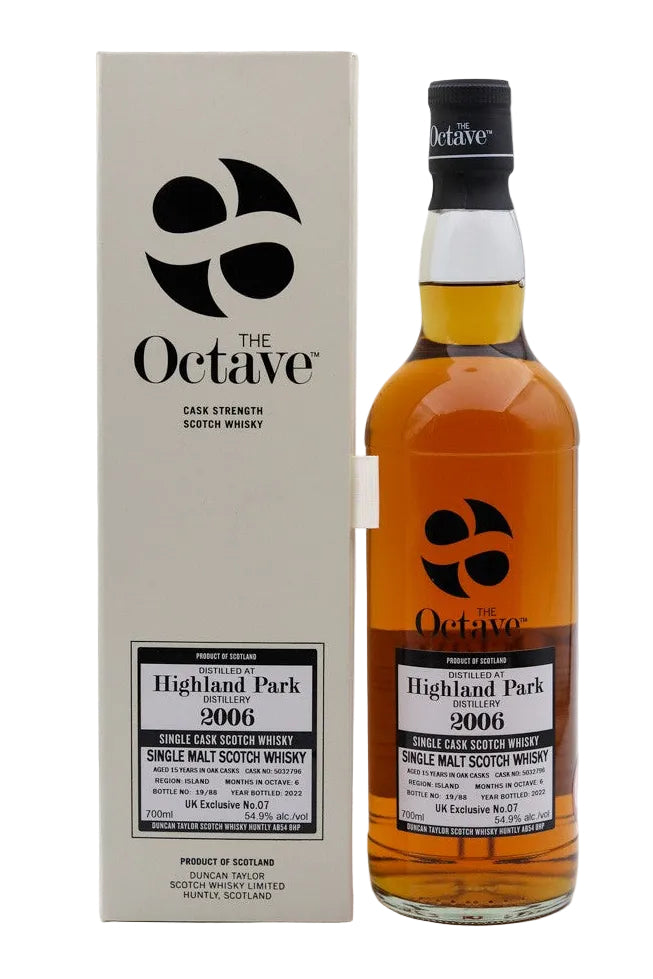 highland park 2006 15 year old uk exclusive no7 the octave duncan taylor | scotch whisky