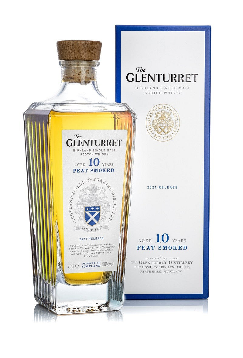 glenturret 10 years old peat smoked 2021 release | scotch whisky