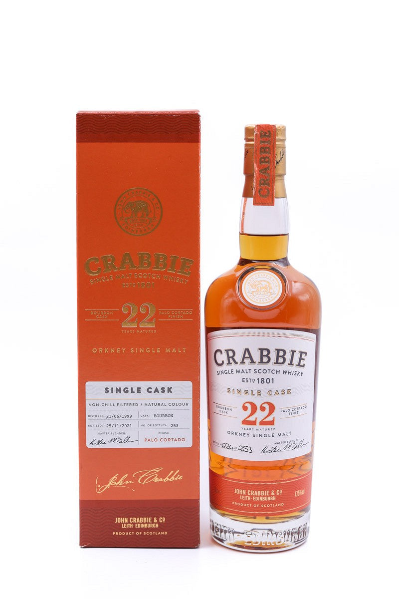 crabbie 22 year old orkney single cask | scotch whisky