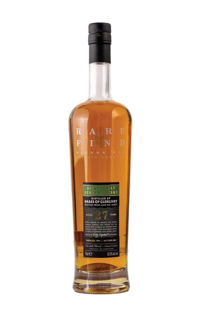 braes of glenlivet 27 year old rare find gleann mor | scotch whisky