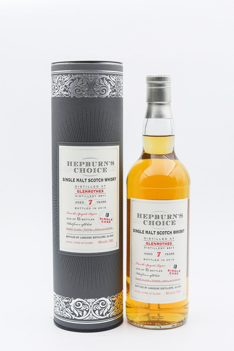 Glenrothes 7 Year Old 2011 - Hepburn's Choice