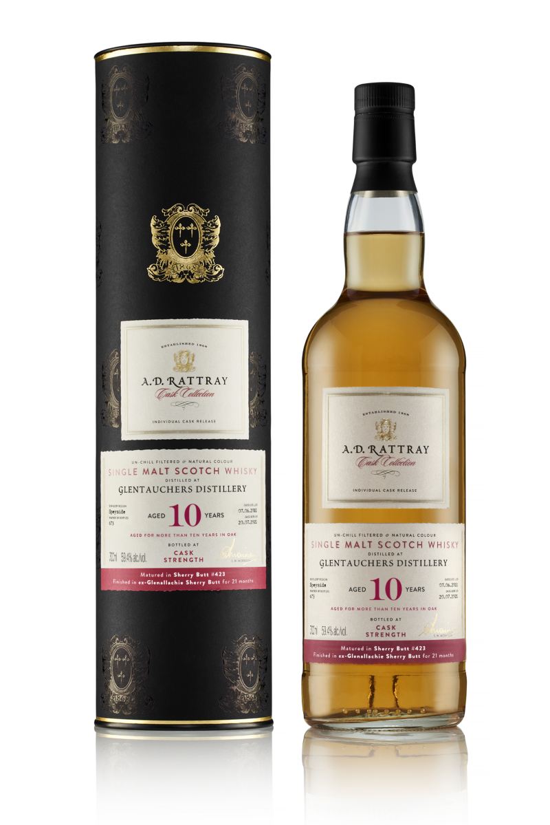 glentauchers 10 year old 2011 cask 423 cask collection ad rattray | scotch whisky