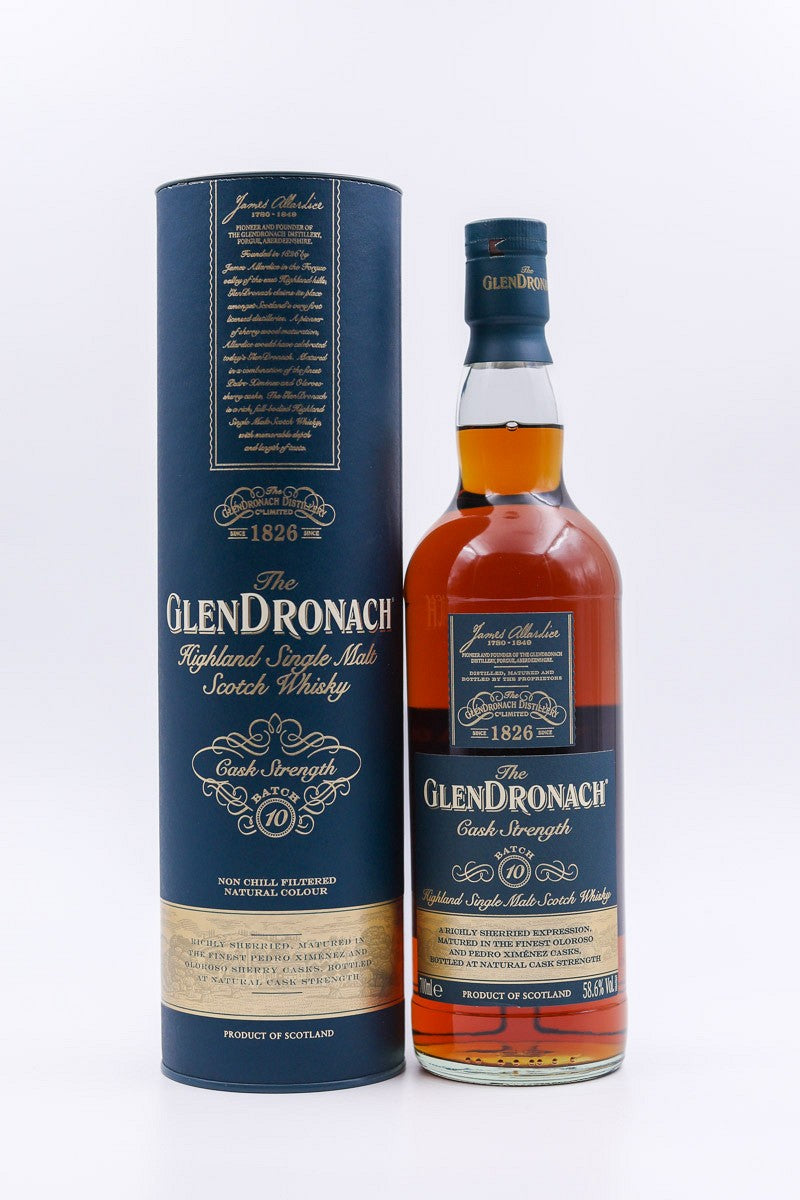glendronach cask strength batch 10 | scotch whisky